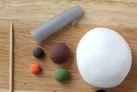 Как сделать снеговика из полимерной глины своими руками